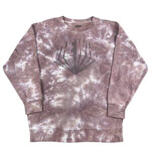 The Who Sweatshirt Mens M Tailgate Purple Graphic Tie Dye Crewneck Pullover